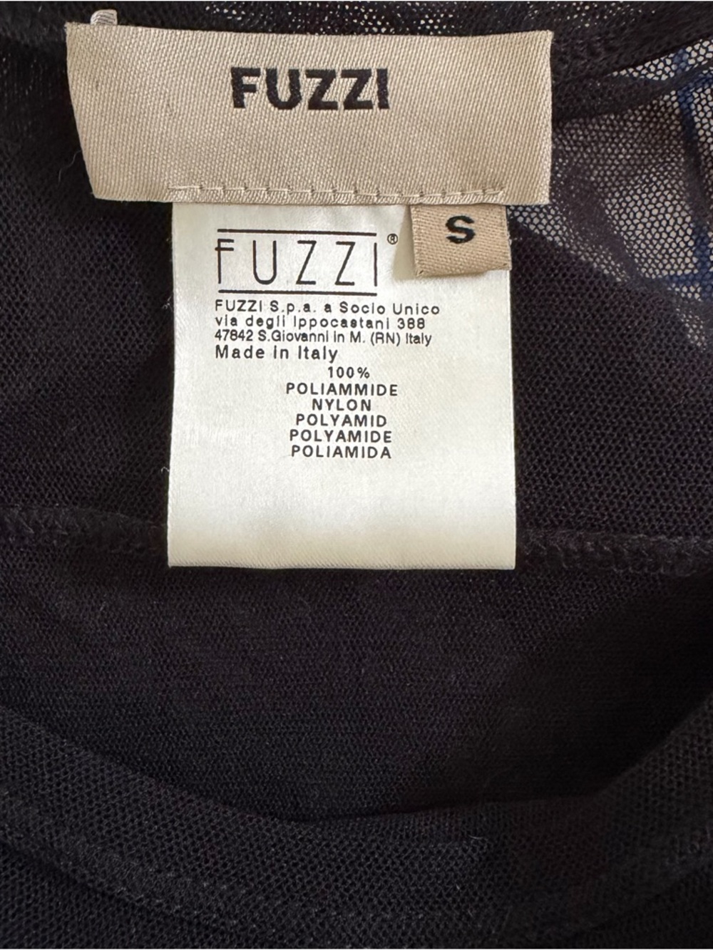 Fuzzi Sheer Tiered Ruffle Top - Picture 4 of 4
